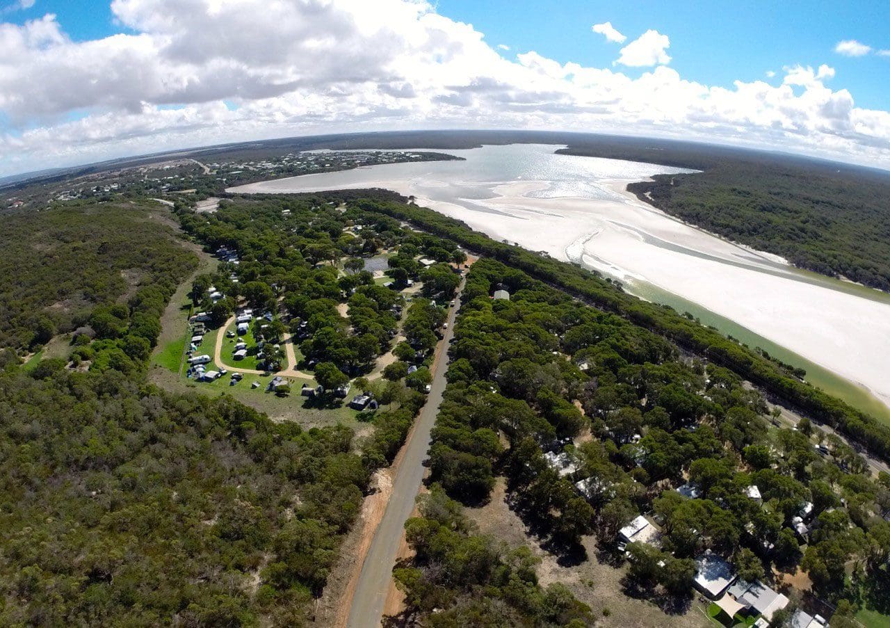 Aerial View of Bremer Bay Caravan Park